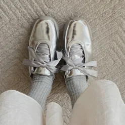 Mad|Aesthetic Sneakers*Boogzel Clothing Balletcore Aesthetic Satin Bow Sneakers