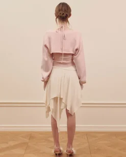Skirts*Boogzel Clothing Balletcore Asymmetrical Mid Skirt
