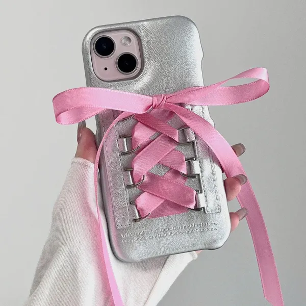 Iphone Cases*Boogzel Clothing Balletcore Ribbon Lace Up iPhone Case