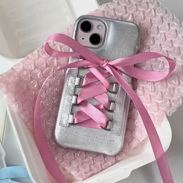 Iphone Cases*Boogzel Clothing Balletcore Ribbon Lace Up iPhone Case
