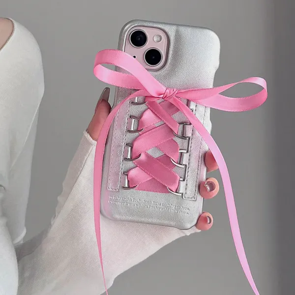 Iphone Cases*Boogzel Clothing Balletcore Ribbon Lace Up iPhone Case