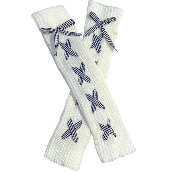 Other*Boogzel Clothing Balletcore Ribbon Leg Warmers