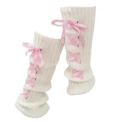 Other*Boogzel Clothing Balletcore Ribbon Leg Warmers
