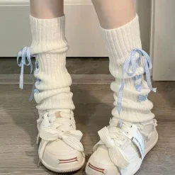 Other*Boogzel Clothing Balletcore Ribbon Leg Warmers