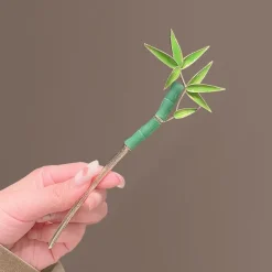 Hair Accessories*Boogzel Clothing Bamboo Hair Claw Green