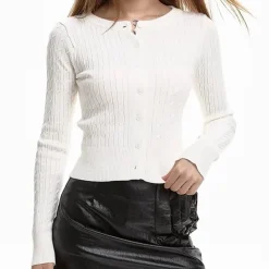 Knit Cardigans|Long Sleeve Tops*Boogzel Clothing Basic Things Ribbed Long Sleeve Top
