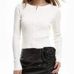 Knit Cardigans|Long Sleeve Tops*Boogzel Clothing Basic Things Ribbed Long Sleeve Top