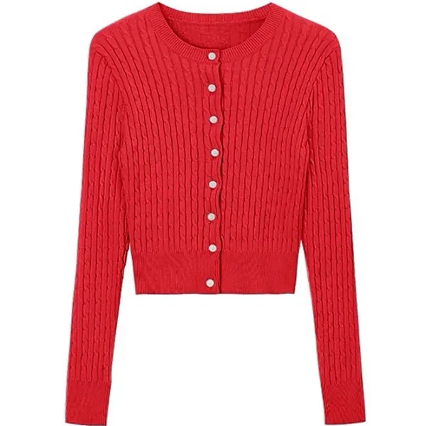 Knit Cardigans|Long Sleeve Tops*Boogzel Clothing Basic Things Ribbed Long Sleeve Top