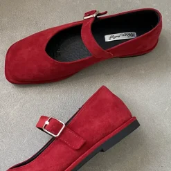 Sandals / Mary Janes|Classics*Boogzel Clothing Basic Things Suede Mary Jane Flats