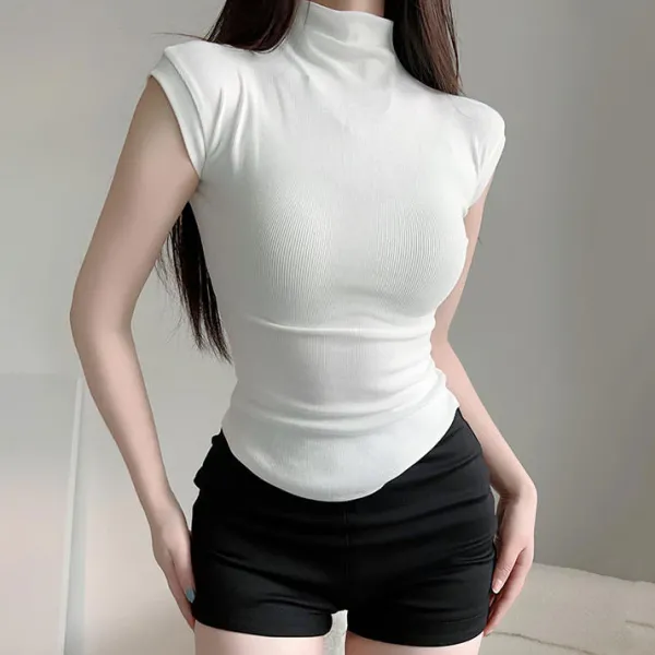 Y2K Tops*Boogzel Clothing Basic Things Turtleneck Top