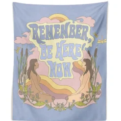Posters / Tapestry*Boogzel Clothing Be Here Now Indie Room Tapestry