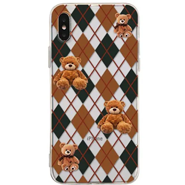 Iphone Cases*Boogzel Clothing Bear Argyle Pattern iPhone Case