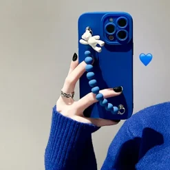 Iphone Cases*Boogzel Clothing Bear Bead Chain iPhone Case Blue