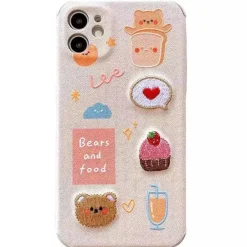 Iphone Cases*Boogzel Clothing Bears & Food iPhone Case
