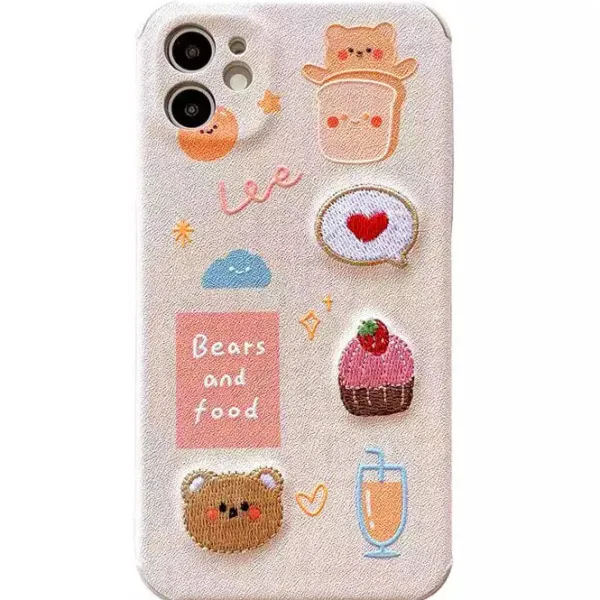 Iphone Cases*Boogzel Clothing Bears & Food iPhone Case