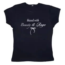 Y2K Tops|Aesthetic T-Shirts & Graphic Tees*Boogzel Clothing Beauty & Rage Y2K Crop Tee
