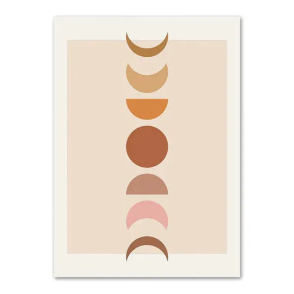 Posters / Tapestry|Aesthetic Room Decor*Boogzel Clothing Beige Outline Aesthetic Poster
