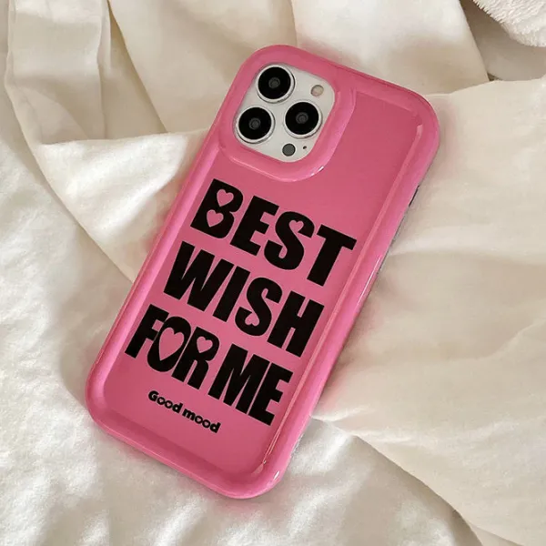Iphone Cases*Boogzel Clothing Best Wish iPhone Case Pink