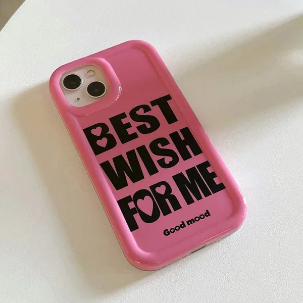 Iphone Cases*Boogzel Clothing Best Wish iPhone Case Pink