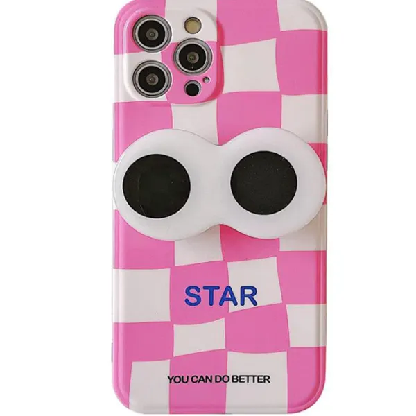 Iphone Cases*Boogzel Clothing Big Eyes Checkered iPhone Case