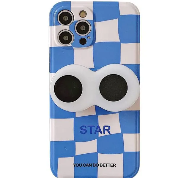 Iphone Cases*Boogzel Clothing Big Eyes Checkered iPhone Case