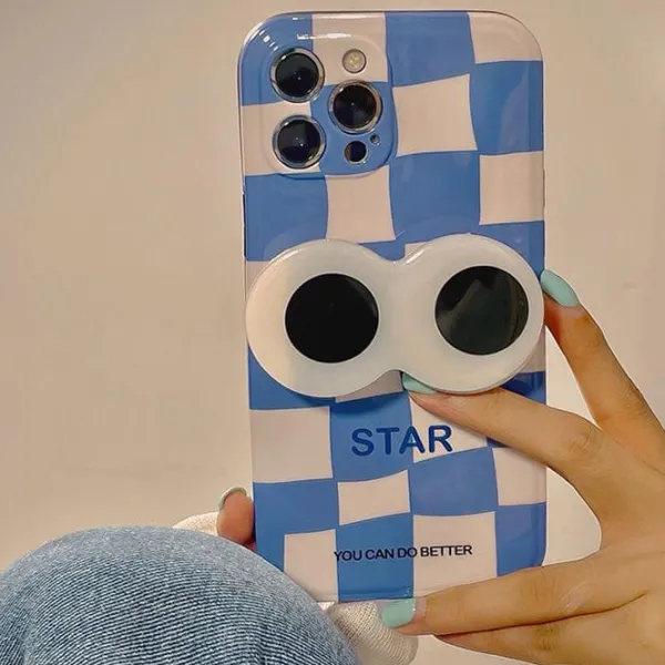 Iphone Cases*Boogzel Clothing Big Eyes Checkered iPhone Case