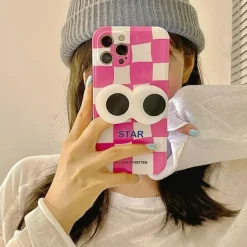 Iphone Cases*Boogzel Clothing Big Eyes Checkered iPhone Case