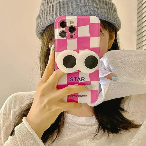 Iphone Cases*Boogzel Clothing Big Eyes Checkered iPhone Case