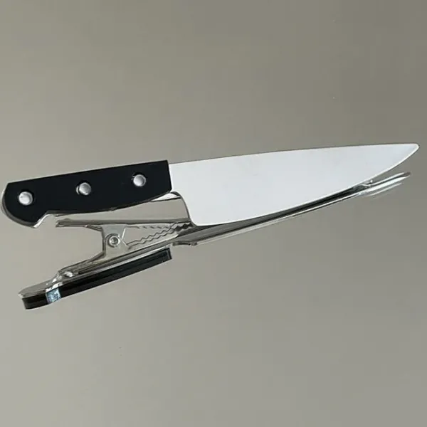 Hair Accessories*Boogzel Clothing Big Knife Hair Clip Black/silver