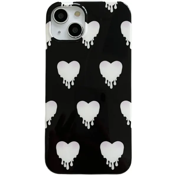Iphone Cases*Boogzel Clothing Black & White Heart iPhone Case