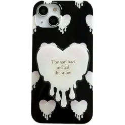 Iphone Cases*Boogzel Clothing Black & White Heart iPhone Case