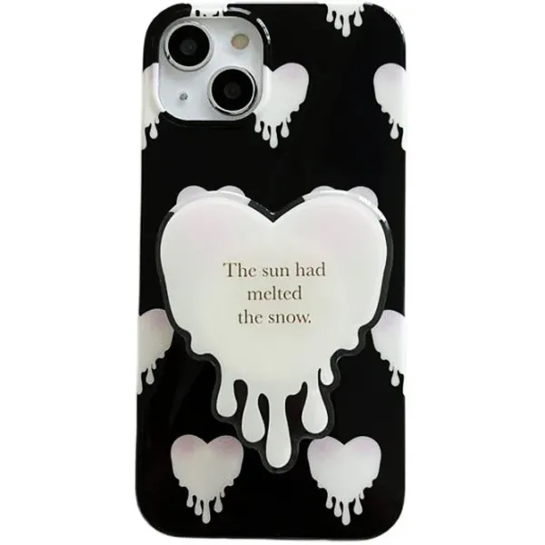 Iphone Cases*Boogzel Clothing Black & White Heart iPhone Case