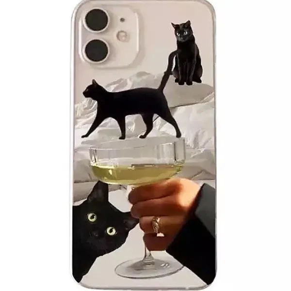 Iphone Cases*Boogzel Clothing Black Cats iPhone Case