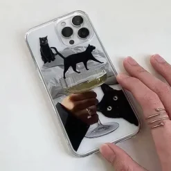 Iphone Cases*Boogzel Clothing Black Cats iPhone Case