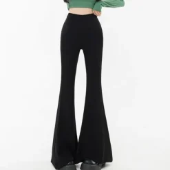 Pants & Trousers*Boogzel Clothing Flared Trousers Black