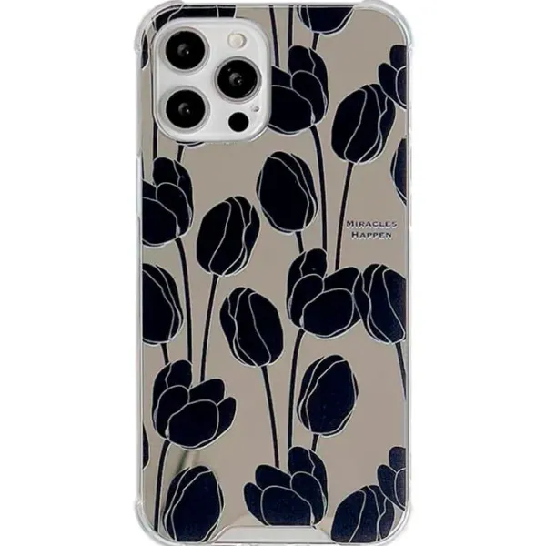 Iphone Cases*Boogzel Clothing Black Tulips iPhone Case