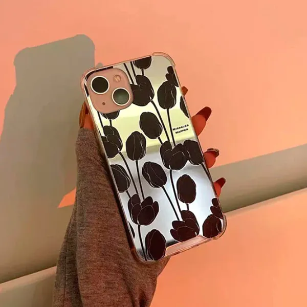 Iphone Cases*Boogzel Clothing Black Tulips iPhone Case