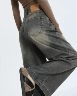 Jeans*Boogzel Clothing Washed Out Jeans Black
