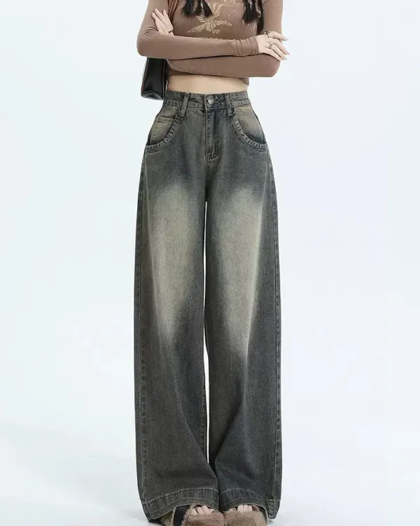 Jeans*Boogzel Clothing Washed Out Jeans Black