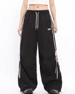 Pants & Trousers*Boogzel Clothing Blokette Side Stripe Wide-Leg Trousers