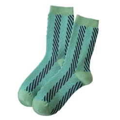 Socks*Boogzel Clothing Blue & Green Patterned Socks