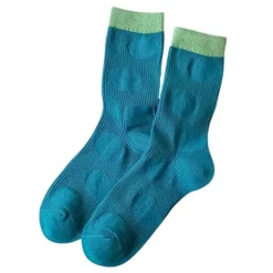Socks*Boogzel Clothing Blue & Green Patterned Socks