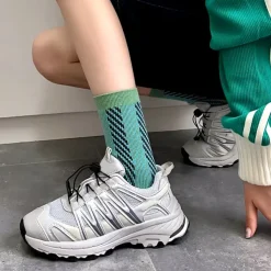Socks*Boogzel Clothing Blue & Green Patterned Socks