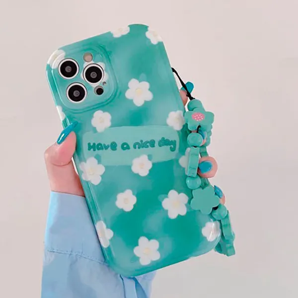 Iphone Cases*Boogzel Clothing Floral Chain iPhone Case Blue