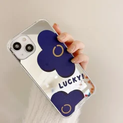 Iphone Cases*Boogzel Clothing Blue Flower Mirror iPhone Case