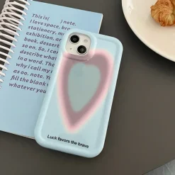 Iphone Cases*Boogzel Clothing Gradient Heart iPhone Case Blue