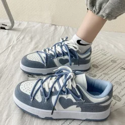 Classics|Aesthetic Sneakers*Boogzel Clothing Heart Aesthetic Sneakers Blue