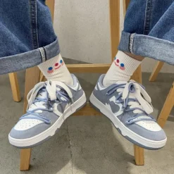 Classics|Aesthetic Sneakers*Boogzel Clothing Heart Aesthetic Sneakers Blue