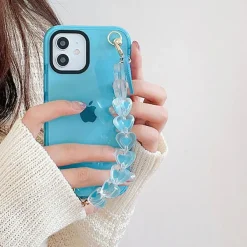 Iphone Cases*Boogzel Clothing Heart Chain iPhone Case Blue