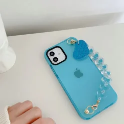 Iphone Cases*Boogzel Clothing Heart Chain iPhone Case Blue